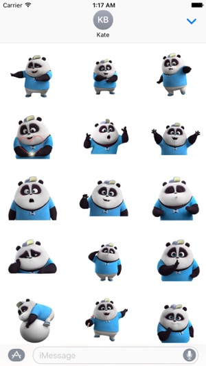 Funny Panda Animated Stickers(圖1)-速報App