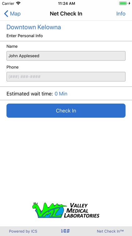 Net Check In - Valley Med Labs