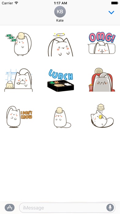 Animated Adorable Cat Stickers screenshot 2