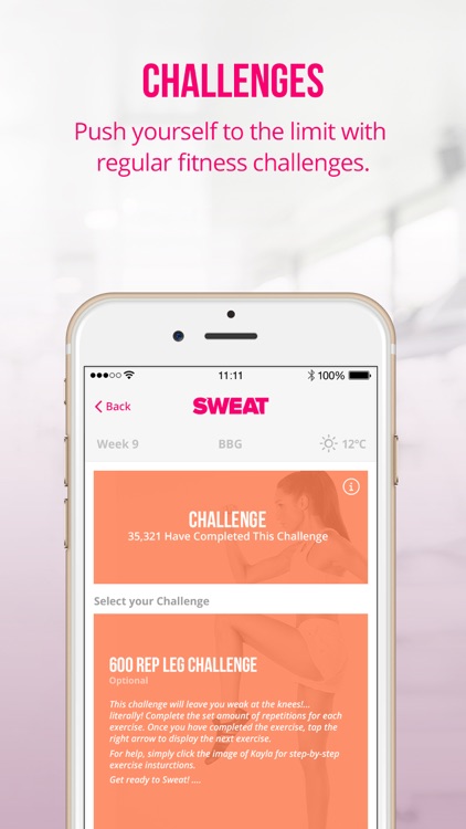 Sweat: Kayla Itsines Fitness screenshot-3