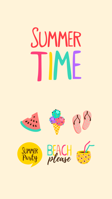 PREMIUM SummerTime Stickers screenshot 3