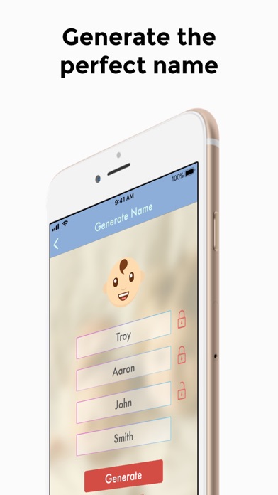 How to cancel & delete Baby Names Generator from iphone & ipad 1