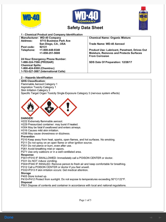 Safety Data Sheets Lookup » K3LH.com