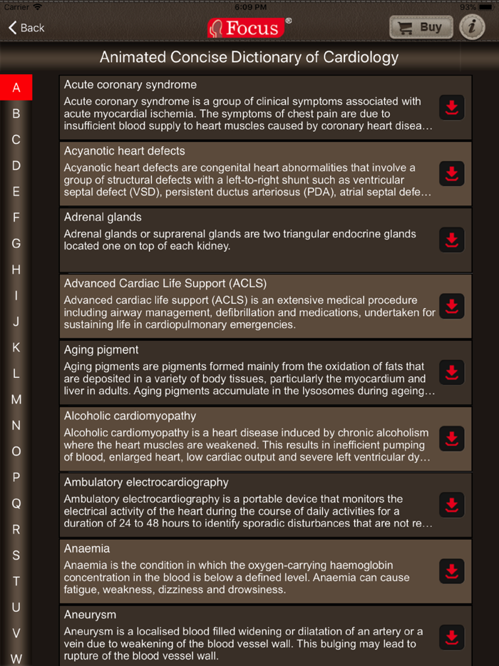 Cardiology Dictionary