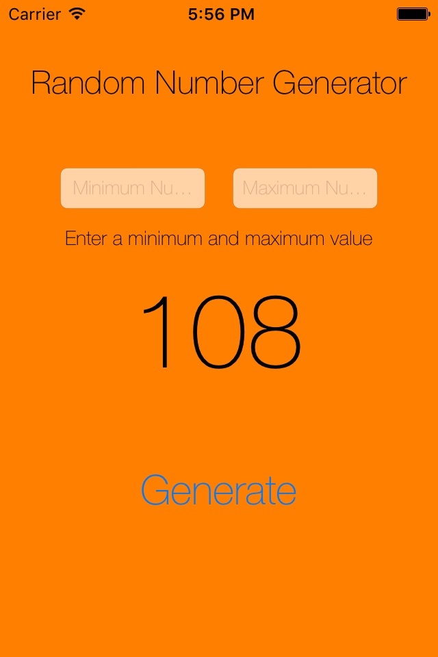Random Number Generator - Easy screenshot 3