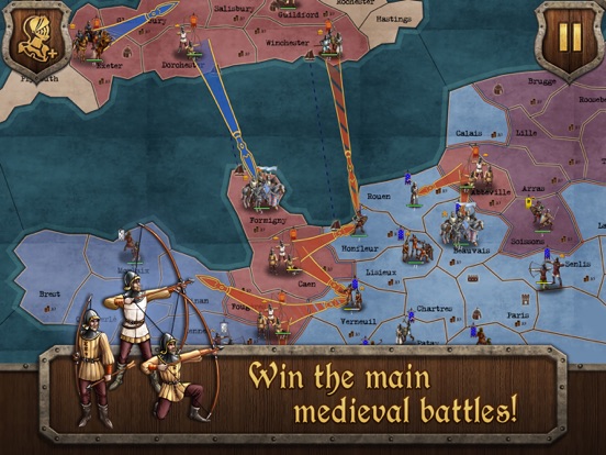 S&T: Medieval Wars Deluxe iPad app afbeelding 1