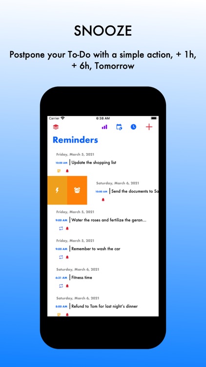 Gasti - reminders made simple