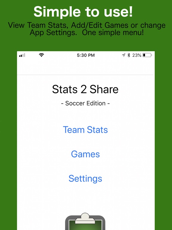 Stats2Share - Soccerのおすすめ画像1