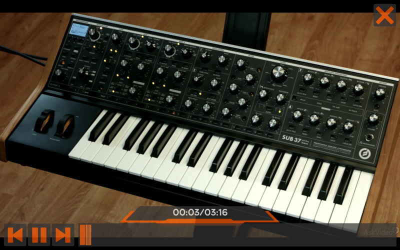 Master Moog Sub 37 Synth screenshot 3