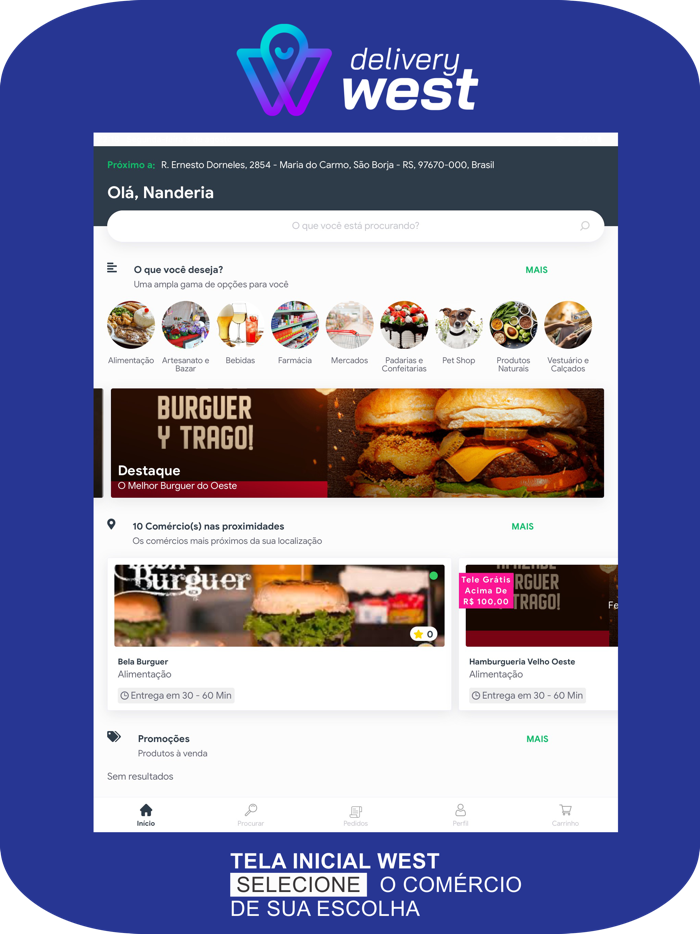 Delivery West - Cliente