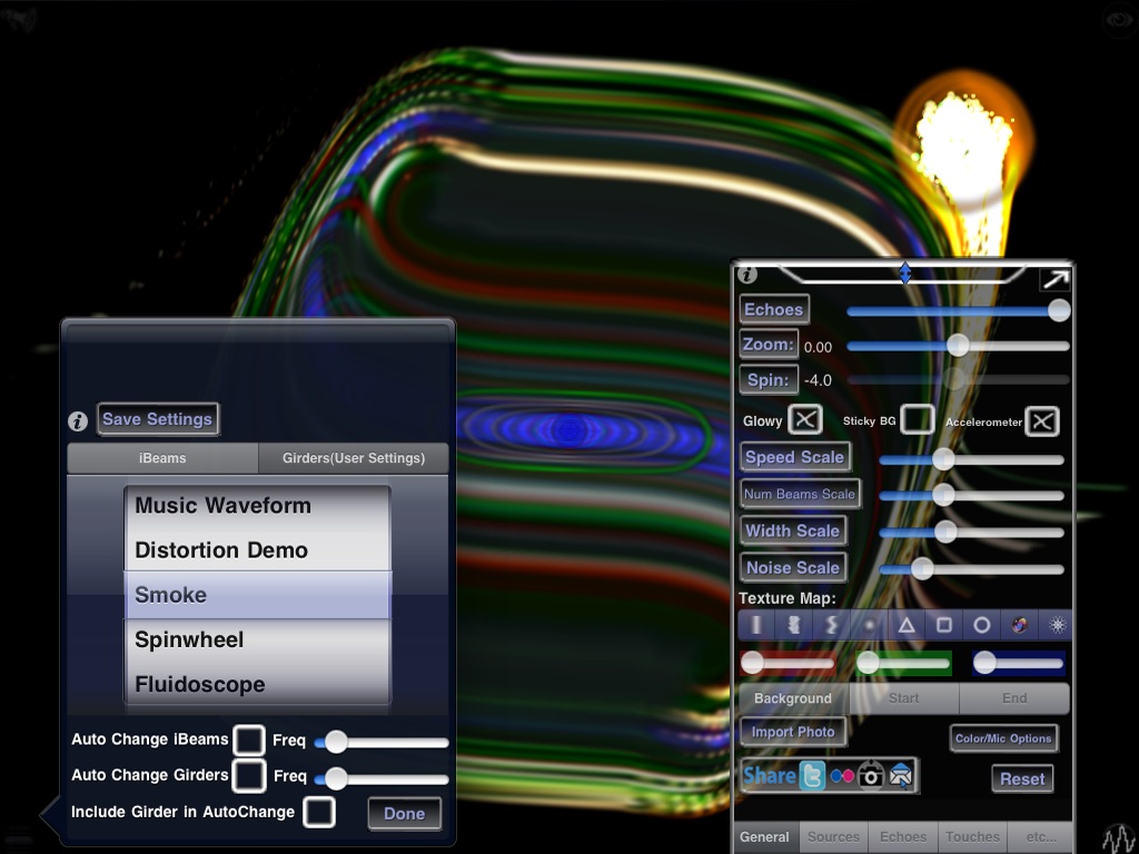 iBeams HD Music Visualizer screenshot 4