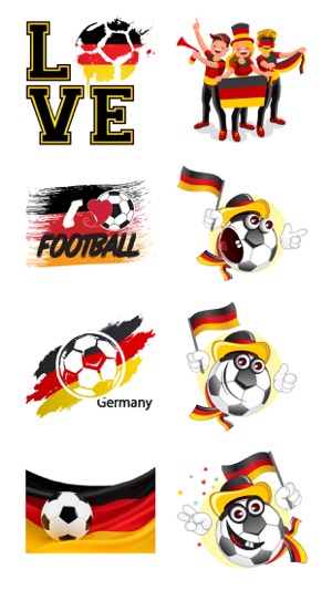 Germany Football Fans Stickers