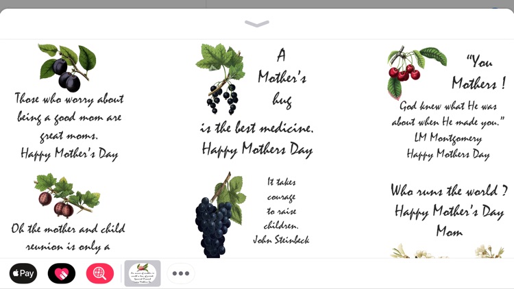 Elegant Mothers Day Stickers