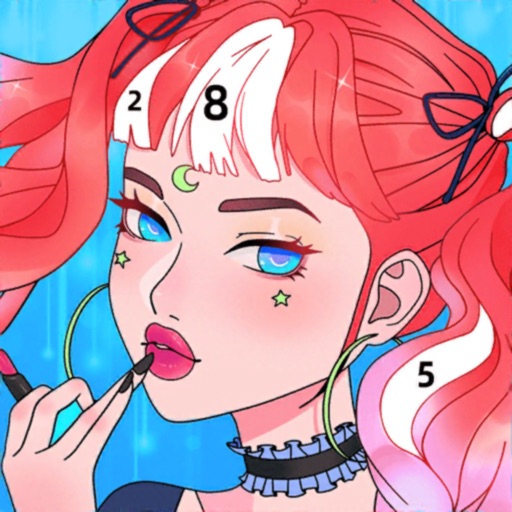 花花填色: 数字涂色绘本