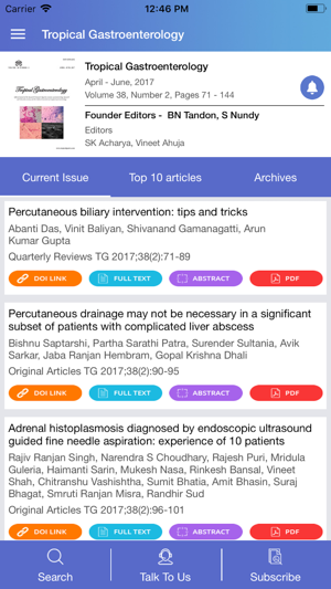 Tropical Gastroenterology(圖1)-速報App