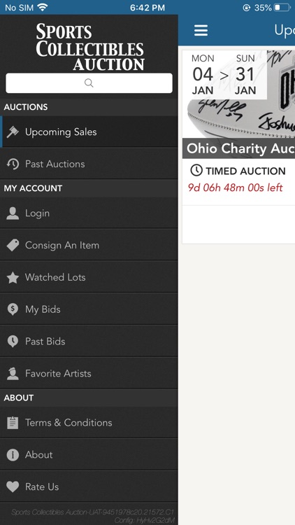 Sports Collectibles Auction