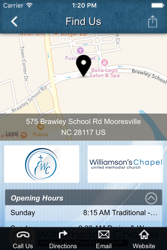 Williamson's Chapel UMC screenshot 2
