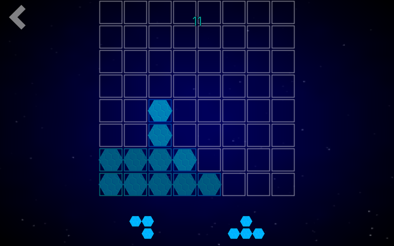 Blocky Space Puzzle screenshot 2