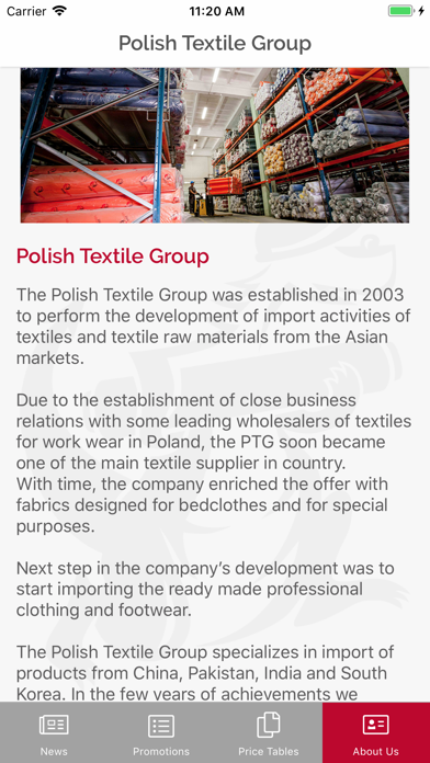 How to cancel & delete Polish Textile Group from iphone & ipad 1