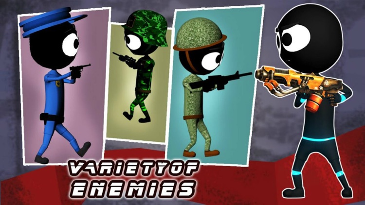 Stickman Shooter Elite Strike screenshot-4