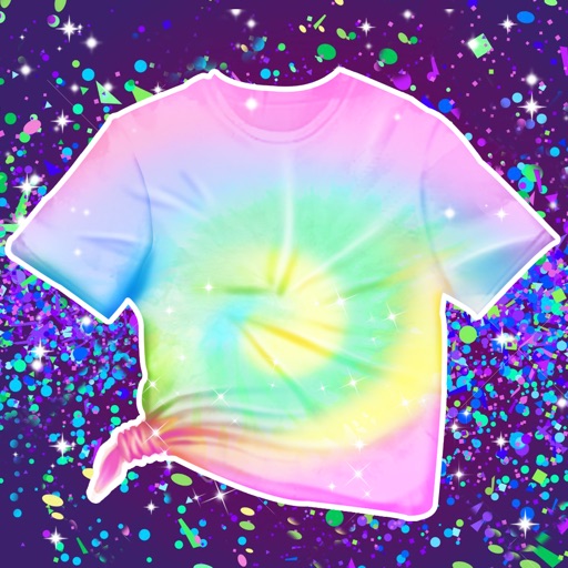 Unicorn Rainbow Galaxy Tie Dye Icon