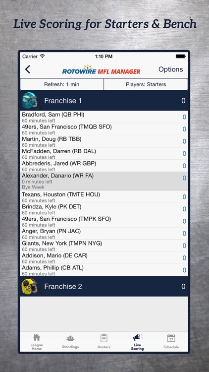 MyFantasyLeague Manager 2018