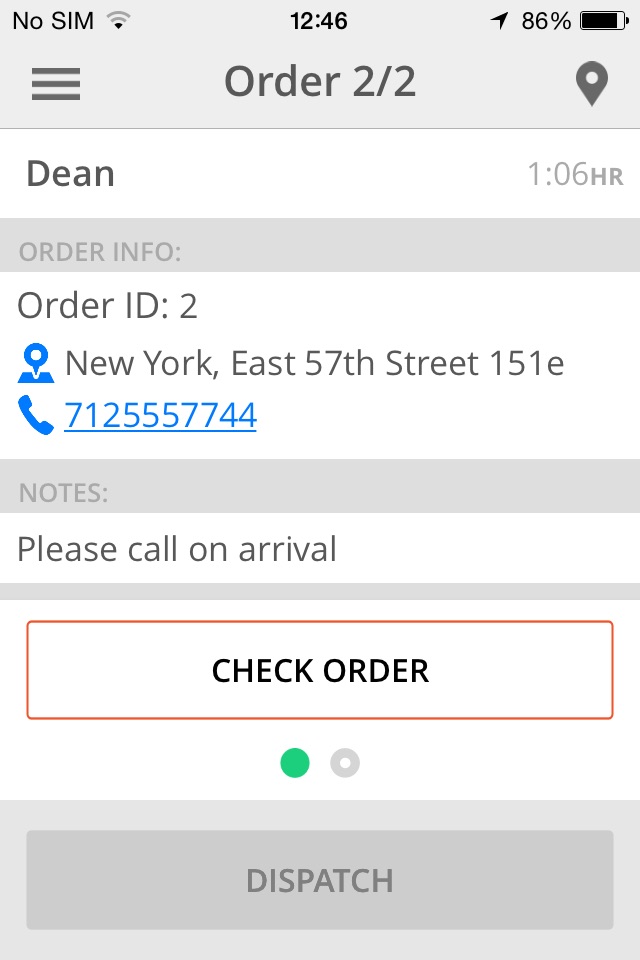 DelivApp Courier screenshot 2