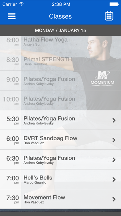 Momentum Fitness screenshot 3