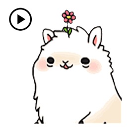 Animated Alpaca Emoji Sticker