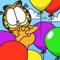 A sight words game that teaches spelling and reading skills with Garfield