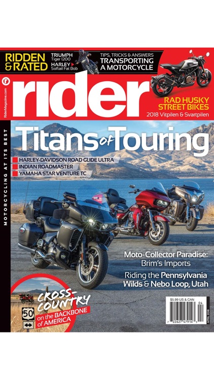 Rider Magazine, Motorcycling at its Best