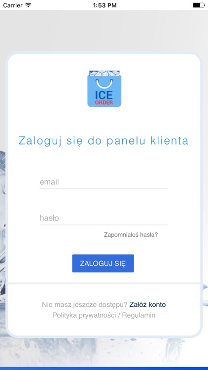 IceOrder Klient