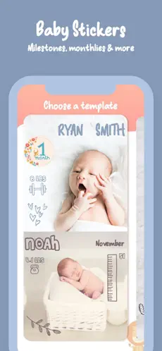 Captura de Pantalla 3 Baby Pics & Mom app editor. iphone