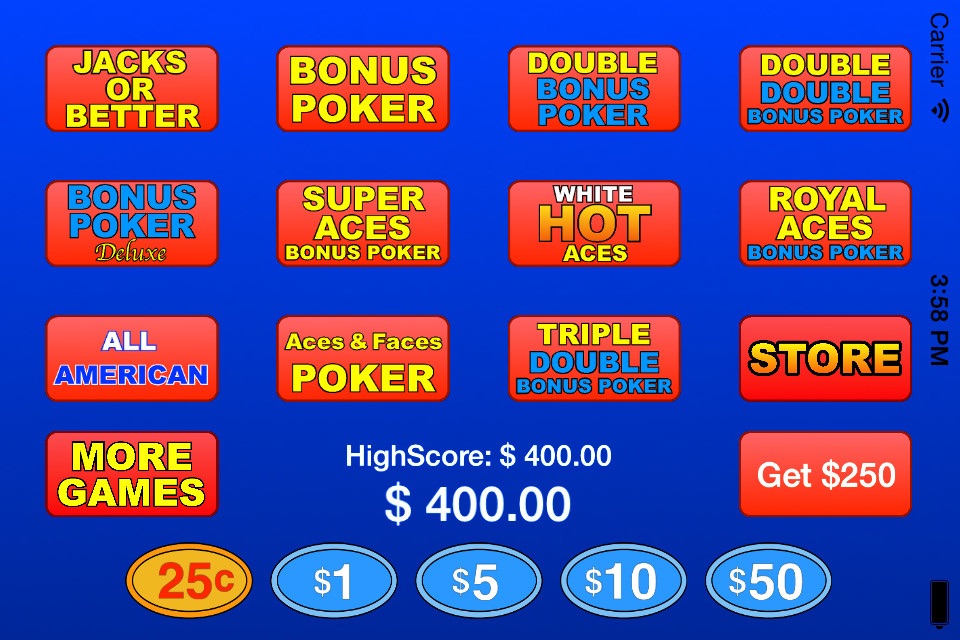 Video Poker - Poker Games screenshot 3