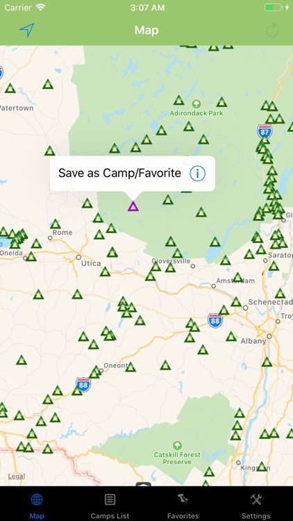 New York – Camping & RV spots screenshot-3