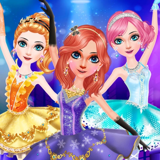 Ballerina Girls Salon Dress Up Icon