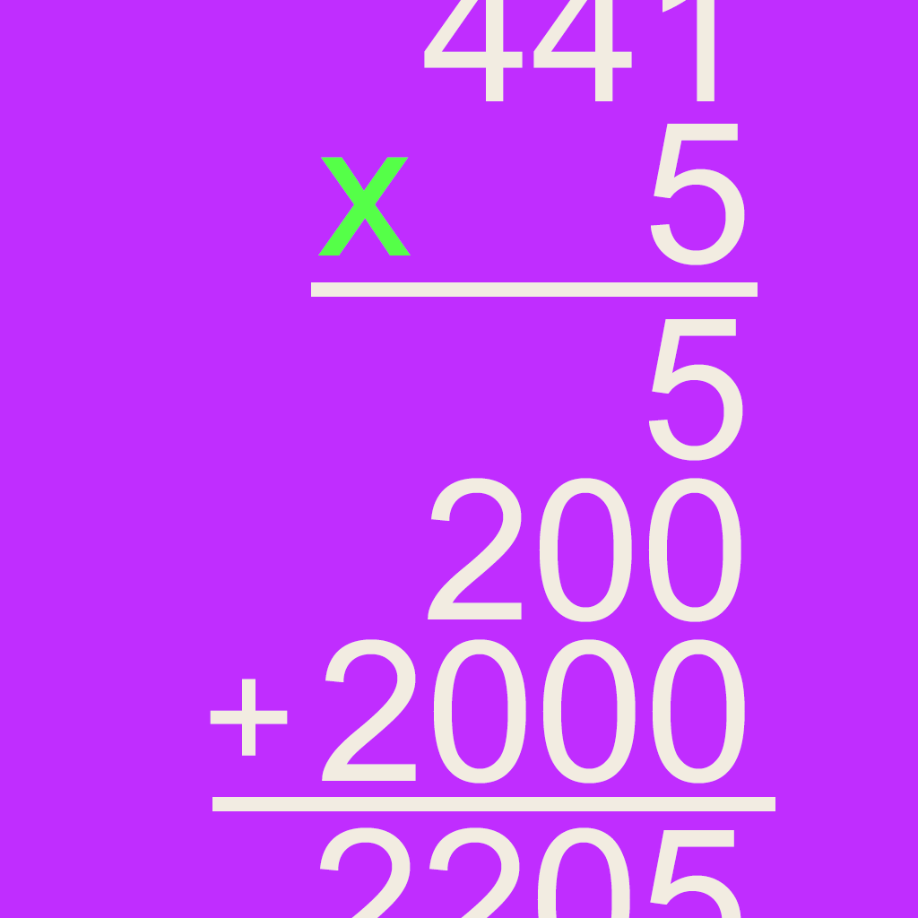 Get Partial Product Multiplication for iOS, iPhone, iPad Aso Report