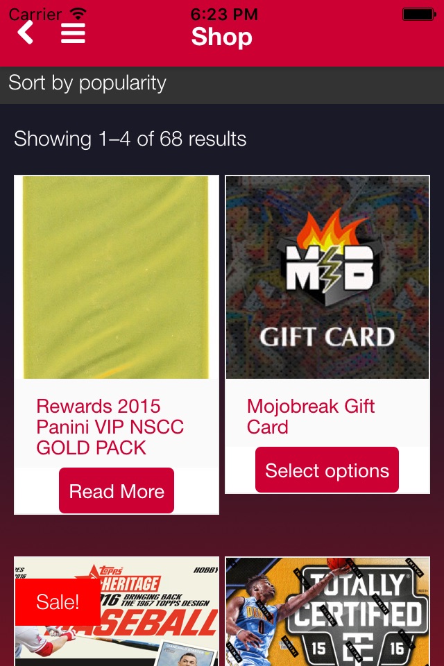 MojoBreak Shop screenshot 2