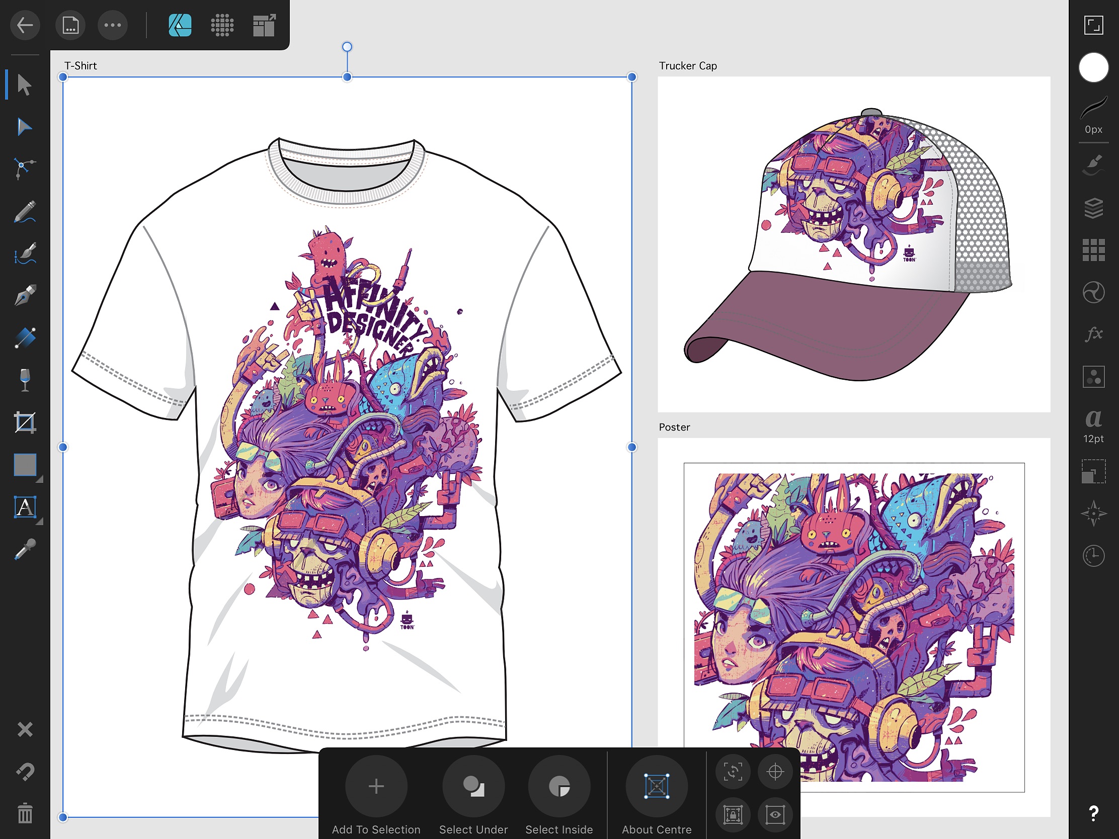 Screenshot do app Affinity Designer