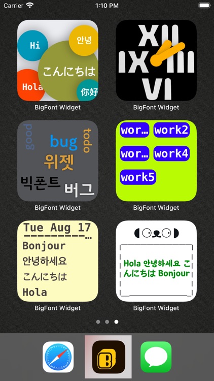 BigFont Widget.Smith Color screenshot-7