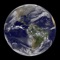 View the earth from geosynchronous weather satellites covering the entire surface