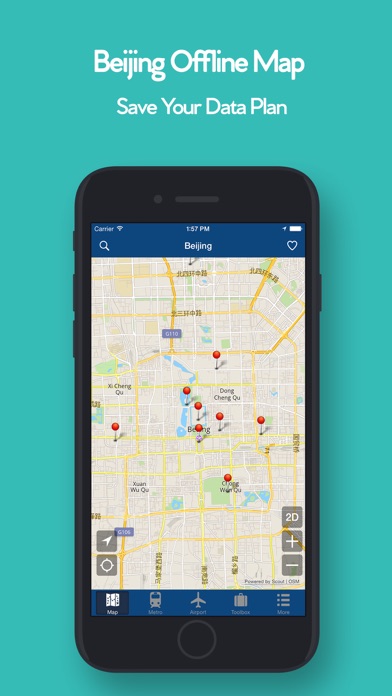 Beijing Offline Map - City Metro Airport Screenshot 1