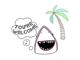 Funny Shark SharkMoji Sticker