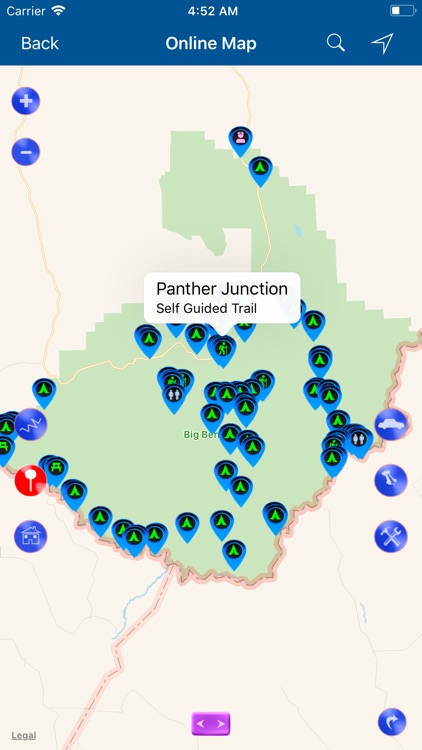 Big Bend National Park Map