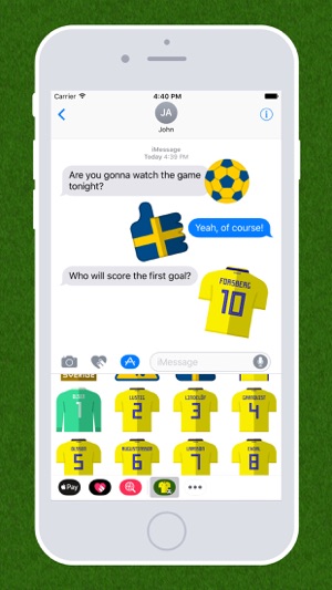 Football Emojis — Team Sweden(圖3)-速報App