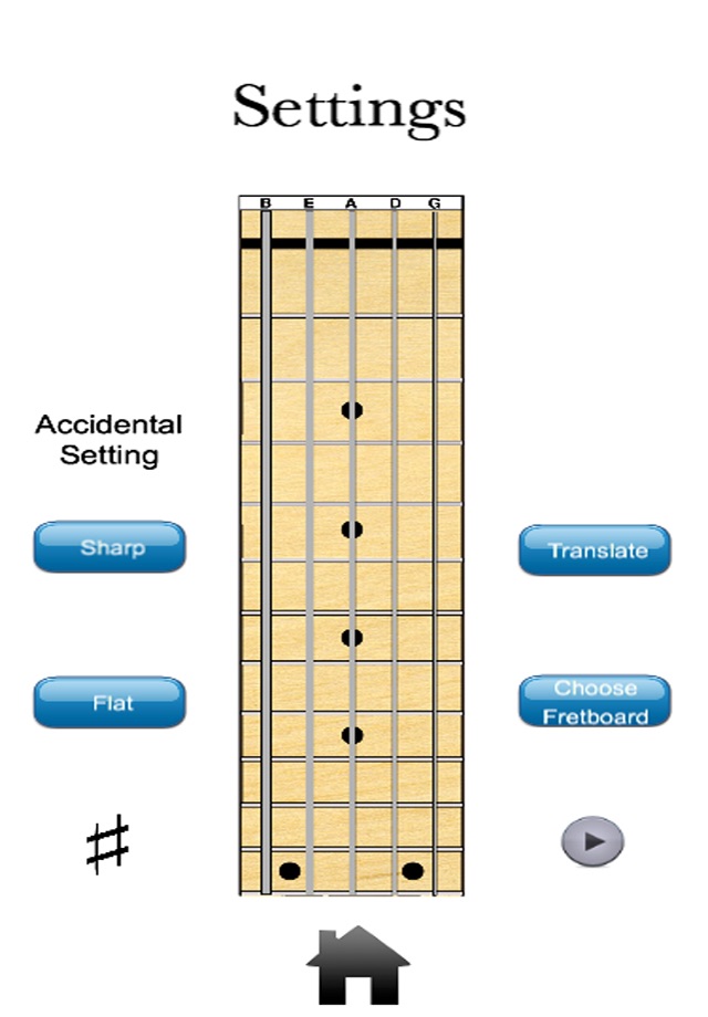 5 String Bass Note Legend screenshot 3