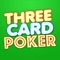 Three Card Poker is played against the dealer using 3 cards hands