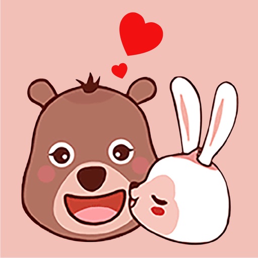 Bear and Bunny Stickers