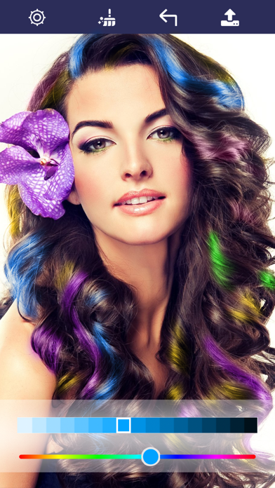 Hair Colour - Photo Booth screenshot 3