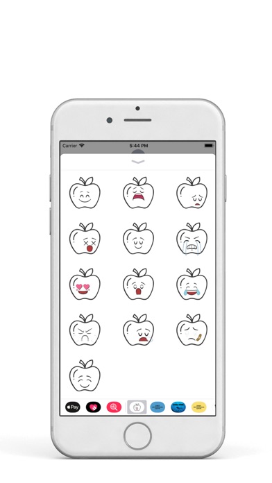 Funny Apple Emojis Stickers screenshot 3